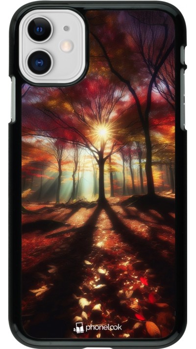 Coque iPhone 11 - Automne doré glare