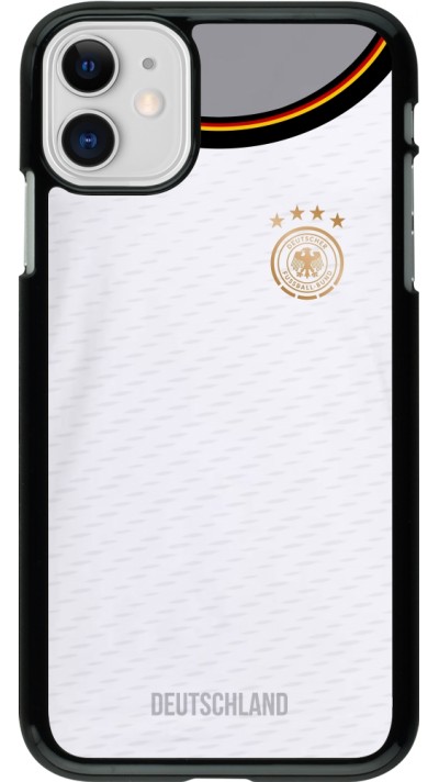 Coque iPhone 11 - Maillot de football Allemagne 2022 personnalisable