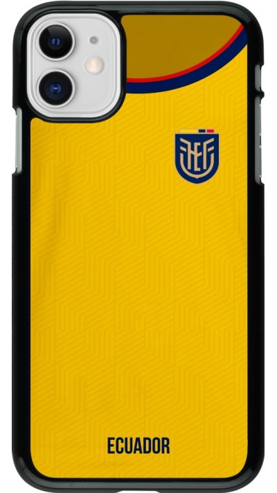 Coque iPhone 11 - Maillot de football Equateur 2022