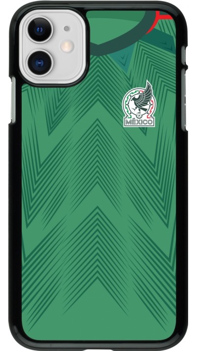 Coque iPhone 11 - Maillot de football Mexique 2022 personnalisable