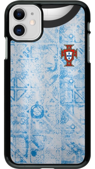 Coque iPhone 11 - Maillot de football Portugal Extérieur personnalisable