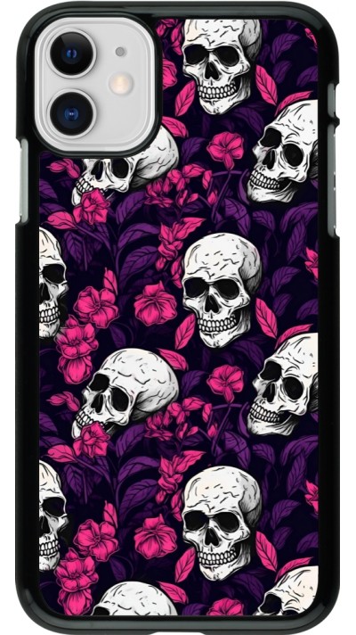 Coque iPhone 11 - Halloween 2024 romantic skulls