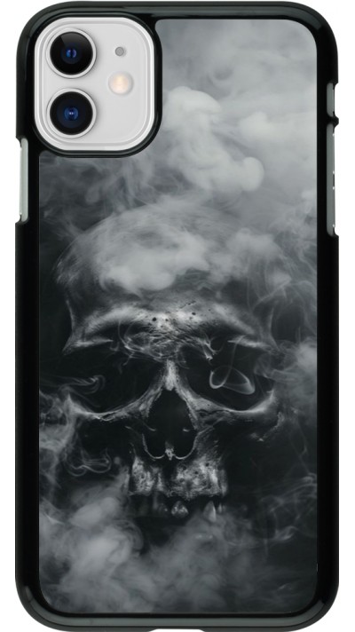 Coque iPhone 11 - Halloween 2024 smoky skull