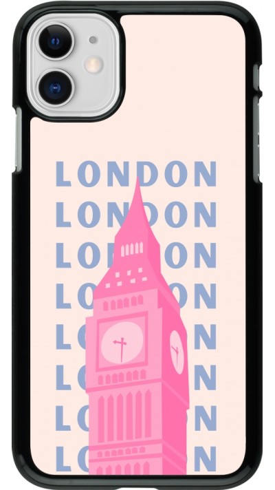 Coque iPhone 11 - London Pink Print