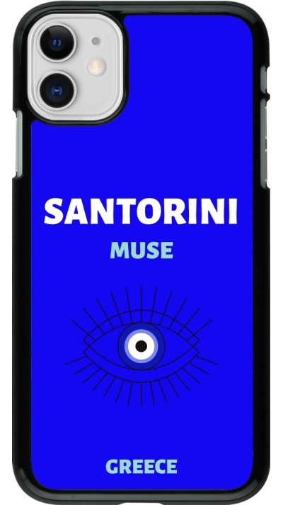 Coque iPhone 11 - Pop Summer Destination Santorini