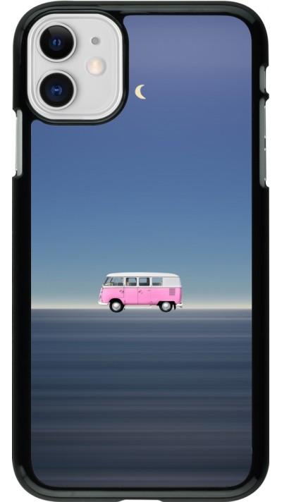 Coque iPhone 11 - Spring 23 pink bus