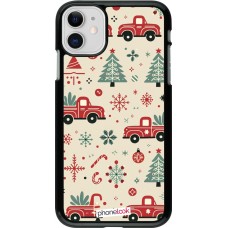 Coque iPhone 11 - Noël 2024 Camion Sapin