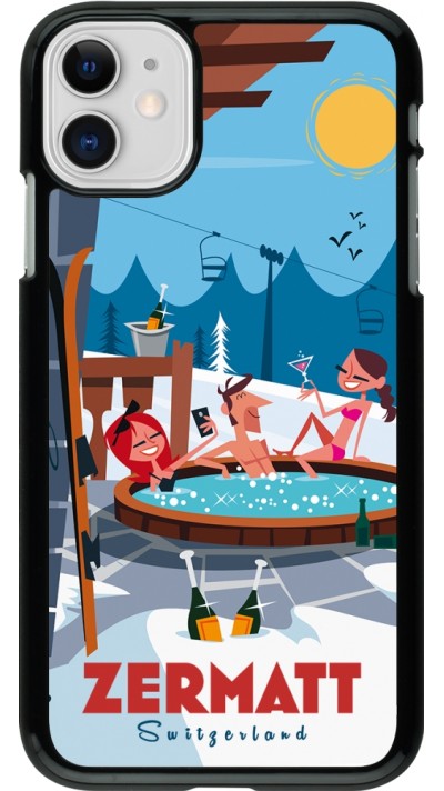 Coque iPhone 11 - Zermatt Mountain Jacuzzi