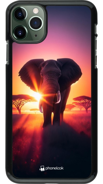 Coque iPhone 11 Pro Max - Elephant Sunrise Beauty