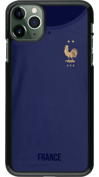 Coque iPhone 11 Pro Max - Maillot de football France 2022 personnalisable