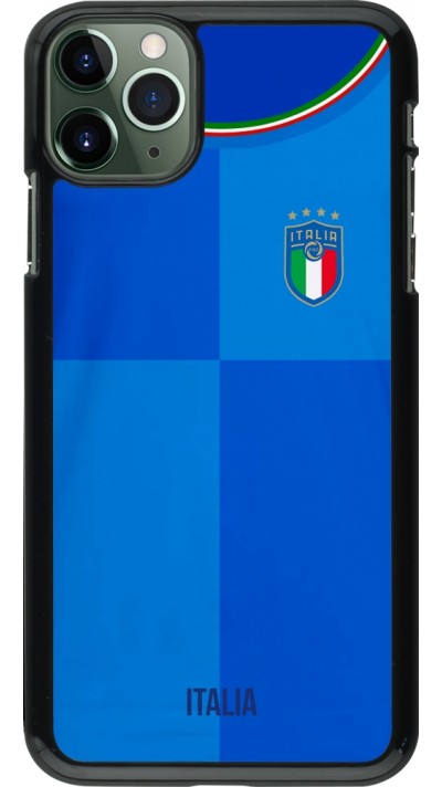 Coque iPhone 11 Pro Max - Maillot de football Italie 2022 personnalisable