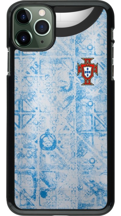 Coque iPhone 11 Pro Max - Maillot de football Portugal Extérieur personnalisable