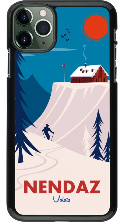 Coque iPhone 11 Pro Max - Nendaz Cabane Ski