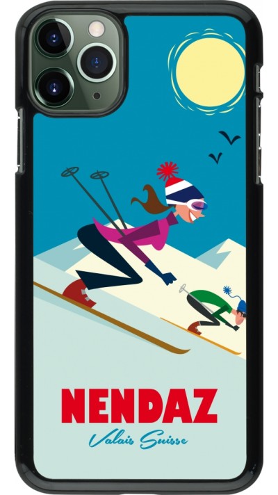 Coque iPhone 11 Pro Max - Nendaz Ski Downhill