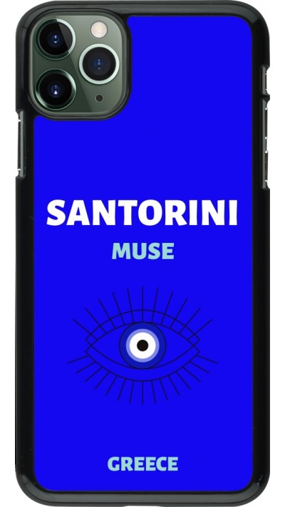 Coque iPhone 11 Pro Max - Pop Summer Destination Santorini