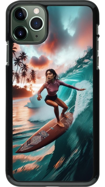 Coque iPhone 11 Pro Max - Surfeuse Balinaise