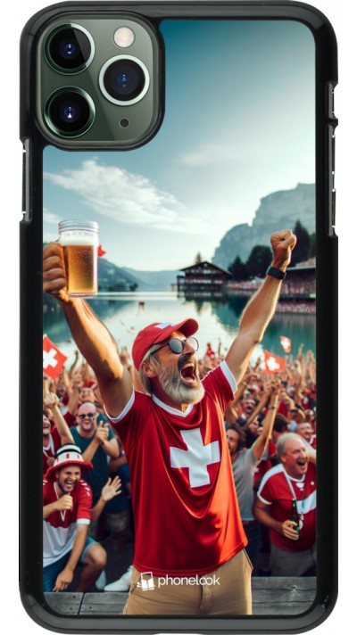 iPhone 11 Pro Max Case Hülle - Schweizer Sieg Fanzone Euro 2024