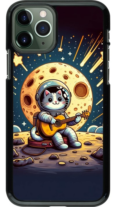 Coque iPhone 11 Pro - AstroCat RockLune