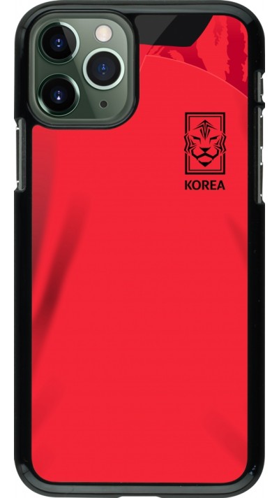 Coque iPhone 11 Pro - Maillot de football Corée du Sud 2022 personnalisable