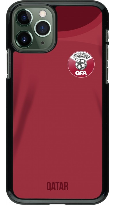 Coque iPhone 11 Pro - Maillot de football Qatar 2022 personnalisable