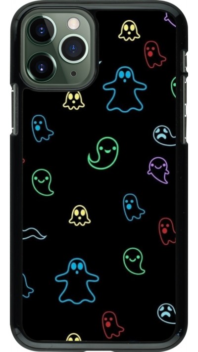 Coque iPhone 11 Pro - Halloween 2024 colorful ghosts