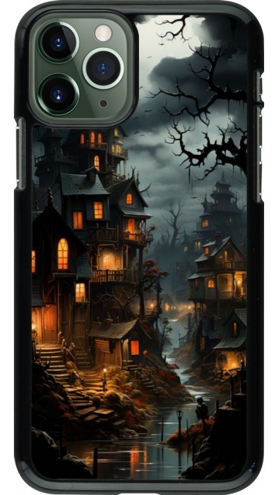 Coque iPhone 11 Pro - Halloween 2024 scary town