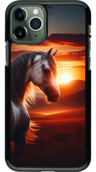 Coque iPhone 11 Pro - Majestic Sunset Horse