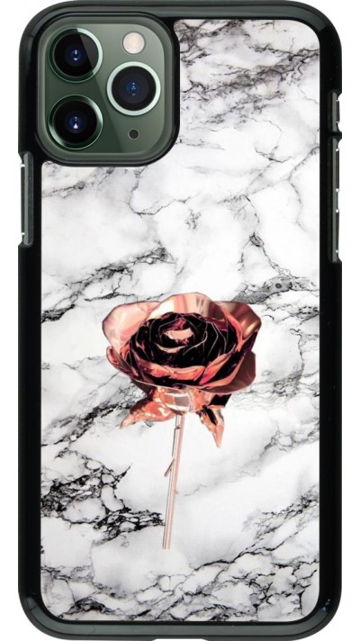 Coque iPhone 11 Pro - Marble Rose Gold