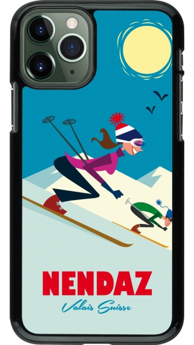 Coque iPhone 11 Pro - Nendaz Ski Downhill