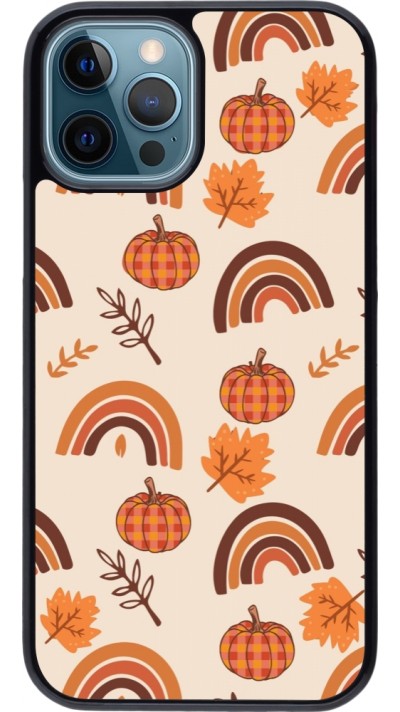 Coque iPhone 12 / 12 Pro - Autumn 2024 rainbow