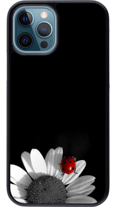 Coque iPhone 12 / 12 Pro - Black and white Cox