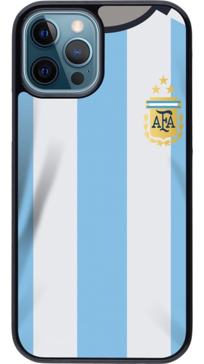 Coque iPhone 12 / 12 Pro - Maillot de football Argentine 2022 personnalisable