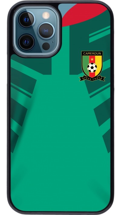 Coque iPhone 12 / 12 Pro - Maillot de football Cameroun 2022 personnalisable