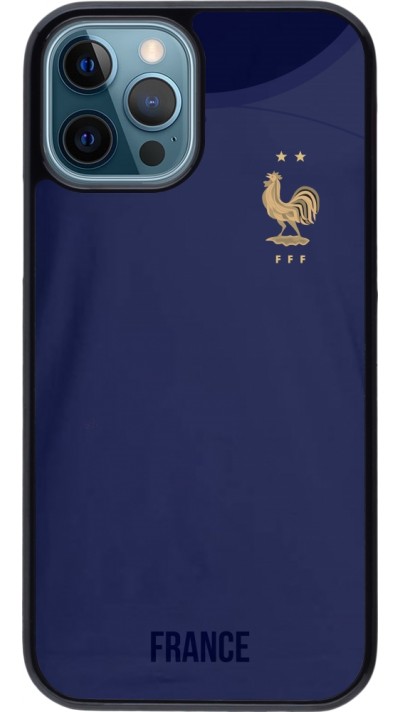 Coque iPhone 12 / 12 Pro - Maillot de football France 2022 personnalisable