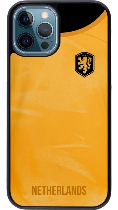 Coque iPhone 12 / 12 Pro - Maillot de football Pays-Bas 2022 personnalisable