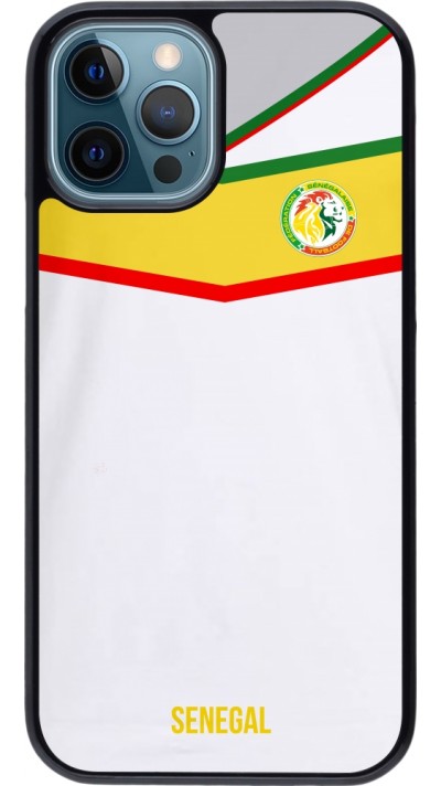 Coque iPhone 12 / 12 Pro - Maillot de football Senegal 2022 personnalisable