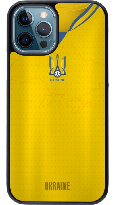 Coque iPhone 12 / 12 Pro - Maillot de football Ukraine