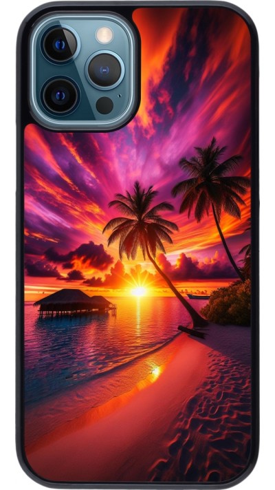 Coque iPhone 12 / 12 Pro - Maldives Dusk Bliss