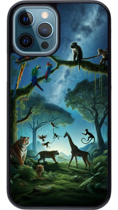 Coque iPhone 12 / 12 Pro - Paradis des animaux exotiques