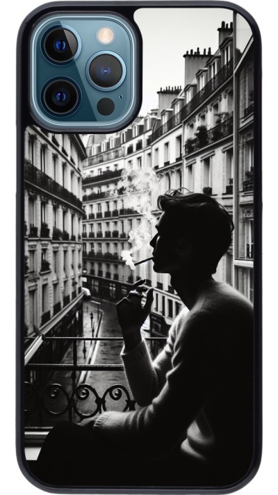 Coque iPhone 12 / 12 Pro - Parisian Smoker