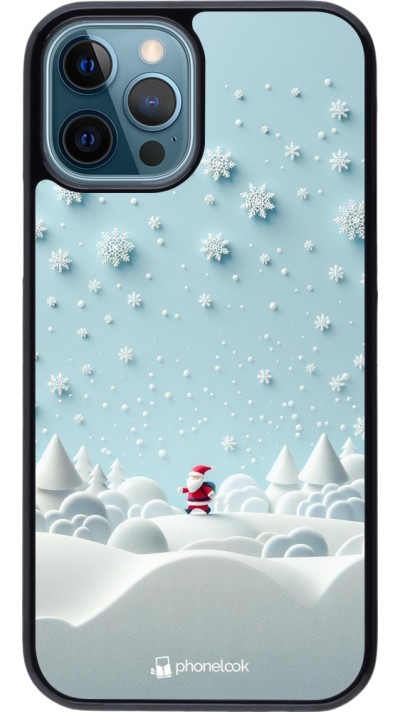Coque iPhone 12 / 12 Pro - Noël 2023 Petit Père Flocon
