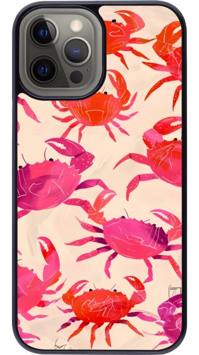 iPhone 12 Pro Max Case Hülle - Crabs Paint