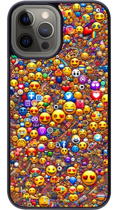 Coque iPhone 12 Pro Max - Emoji mixed