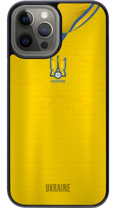 iPhone 12 Pro Max Case Hülle - Fussballtrikot Ukraine