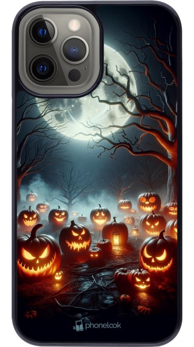 Coque iPhone 12 Pro Max - Halloween 2024 Many Pumpkins