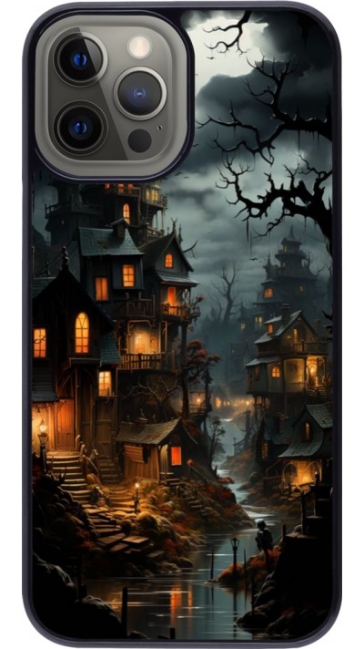 Coque iPhone 12 Pro Max - Halloween 2024 scary town