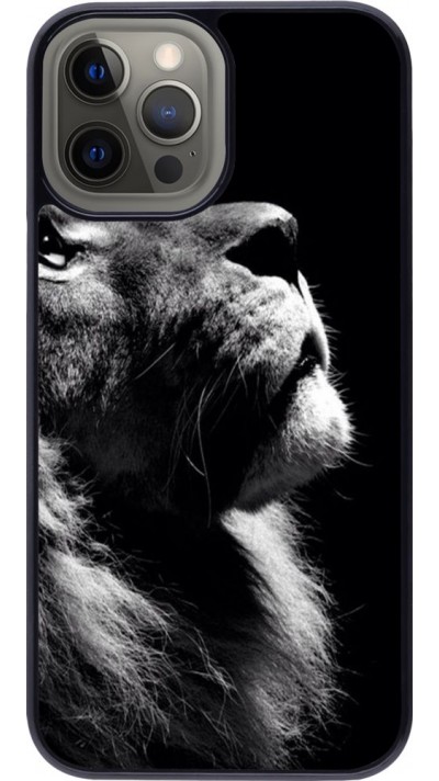 Coque iPhone 12 Pro Max - Lion looking up