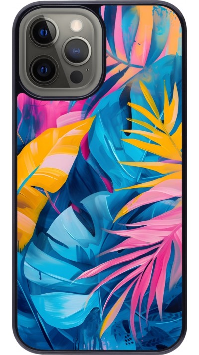 Coque iPhone 12 Pro Max - Palms Blue