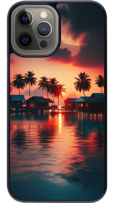 Coque iPhone 12 Pro Max - Paradis Maldives