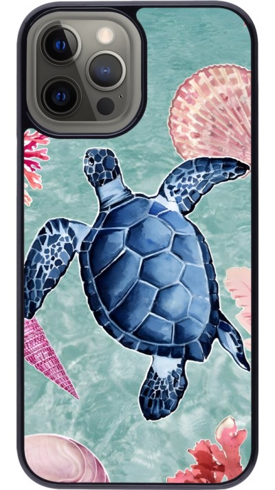 Coque iPhone 12 Pro Max - Preppy Turtle